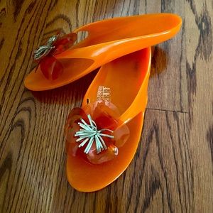 New Kors jelly slides/thong